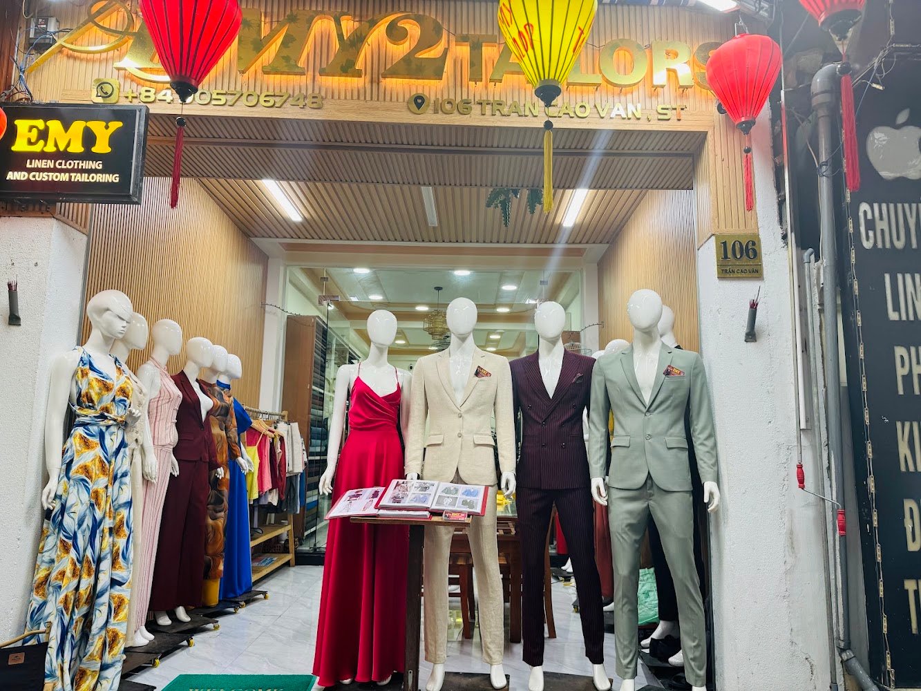 Emy Custom Tailor, tailor for suits and dresses in Hoi An — photo 1 of 6