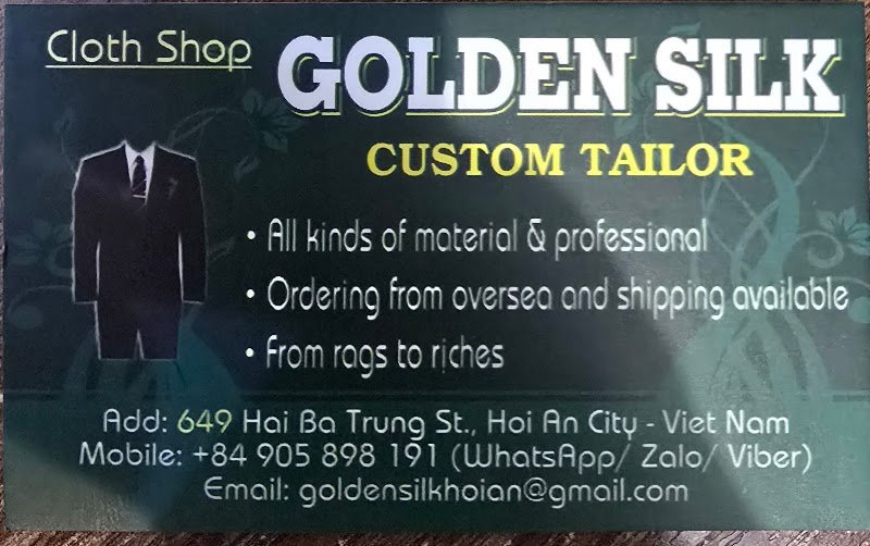 Golden Silk Tailor Hoi An, tailor for silk pajamas and dresses in Hoi An — photo 3 of 6