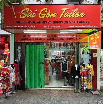 Sai Gon Tailor, tailor shop