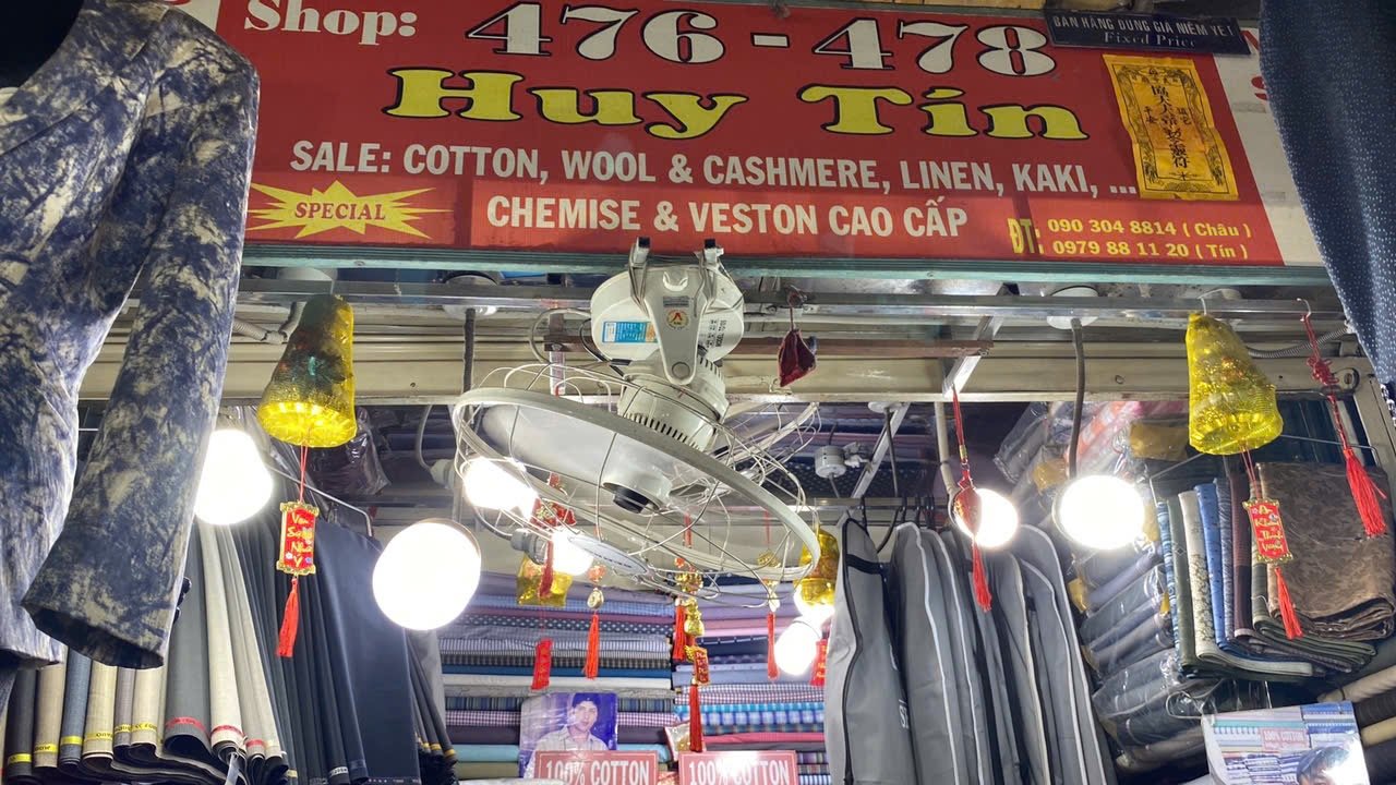 Tailor HUY TIN 476-478 Ben Thanh Market, tailor for suits and women's suits in Ho Chi Minh City (Saigon) — photo 1 of 6