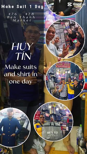 Tailor HUY TIN 476-478 Ben Thanh Market, tailor for suits and women's suits in Ho Chi Minh City (Saigon) — photo 5 of 6