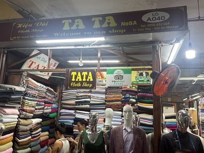 TaTa Tailor (The counter No.05 Inside Hoi An Fabric Market), tailor shop
