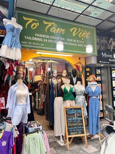 Tơ Tằm Việt Tailor — alterations in Hanoi